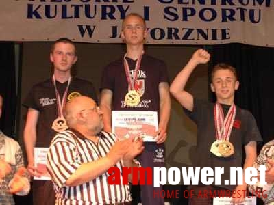 VI Mistrzostwa Polski - Jaworzno - Lewa ręka # Siłowanie na ręce # Armwrestling # Armpower.net