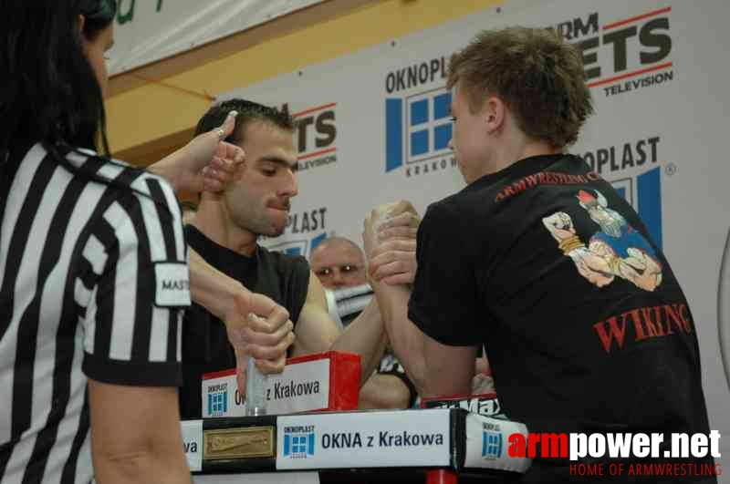 VII Mistrzostwa Polski - Wołomin 2007 - Lewa ręka # Armwrestling # Armpower.net