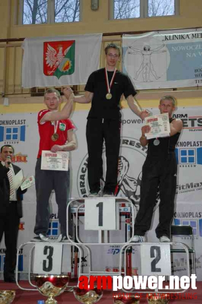 VII Mistrzostwa Polski - Wołomin 2007 - Lewa ręka # Armwrestling # Armpower.net