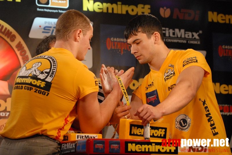 Nemiroff World Cup 2007 - Day 2 # Siłowanie na ręce # Armwrestling # Armpower.net