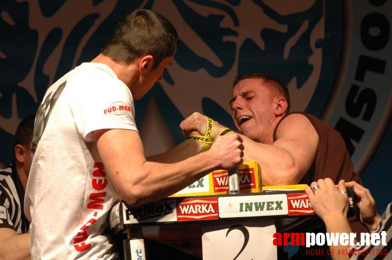 Mistrzostwa Polski 2008 - Lewa ręka # Siłowanie na ręce # Armwrestling # Armpower.net