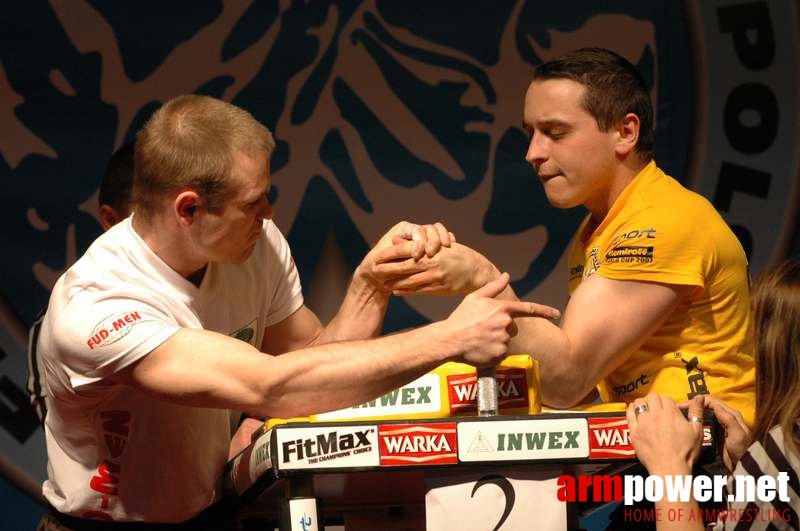 Mistrzostwa Polski 2008 - Lewa ręka # Siłowanie na ręce # Armwrestling # Armpower.net