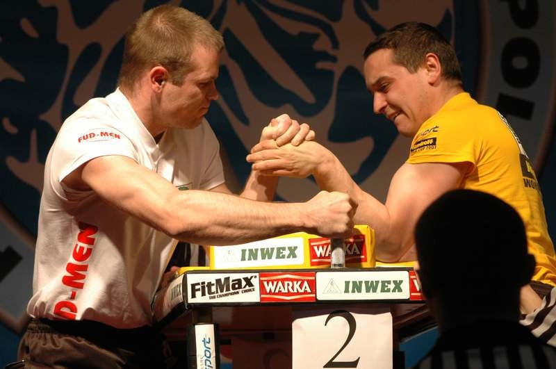 Mistrzostwa Polski 2008 - Lewa ręka # Armwrestling # Armpower.net