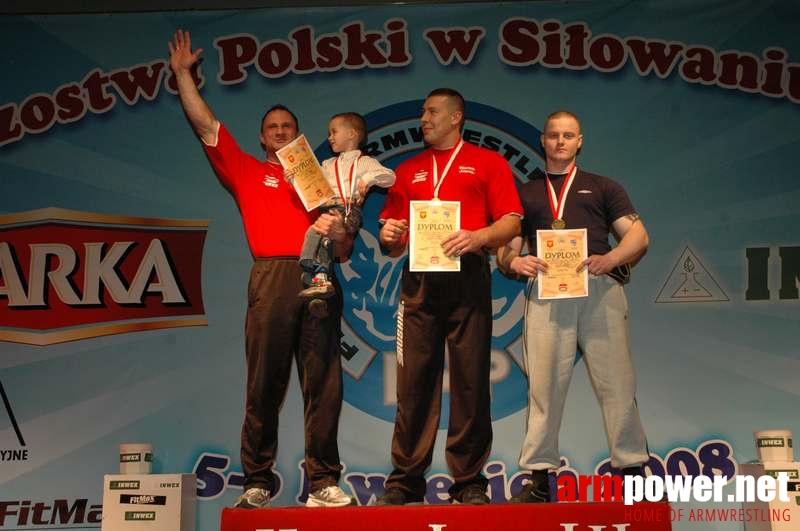 Mistrzostwa Polski 2008 - Lewa ręka # Siłowanie na ręce # Armwrestling # Armpower.net