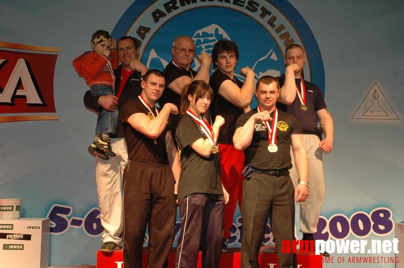 Mistrzostwa Polski 2008 - Lewa ręka # Siłowanie na ręce # Armwrestling # Armpower.net