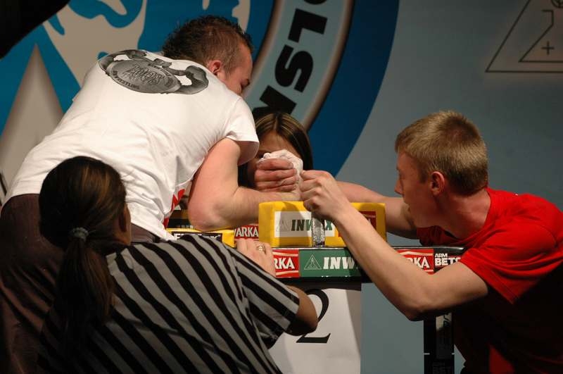 Mistrzostwa Polski 2008 - Prawa ręka # Armwrestling # Armpower.net