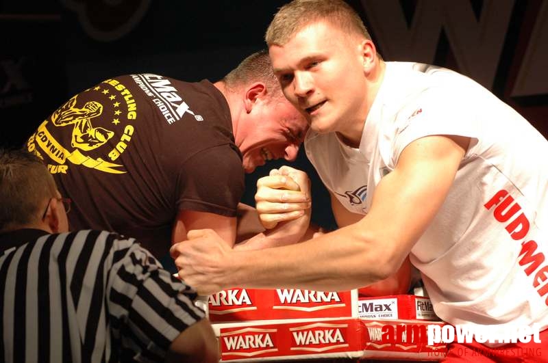 Mistrzostwa Polski 2008 - Prawa ręka # Siłowanie na ręce # Armwrestling # Armpower.net