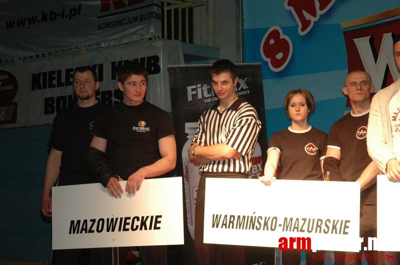 Mistrzostwa Polski 2008 - Prawa ręka # Siłowanie na ręce # Armwrestling # Armpower.net