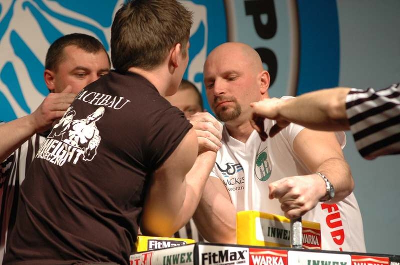 Mistrzostwa Polski 2008 - Prawa ręka # Armwrestling # Armpower.net