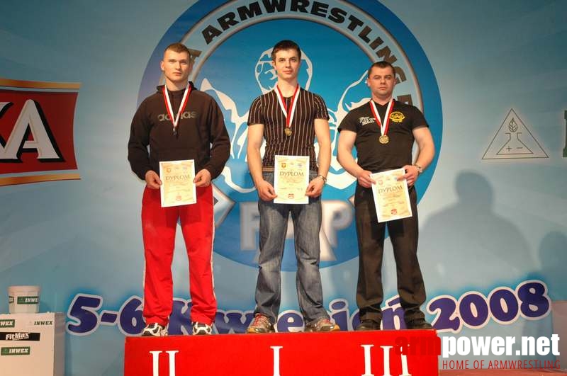 Mistrzostwa Polski 2008 - Prawa ręka # Armwrestling # Armpower.net