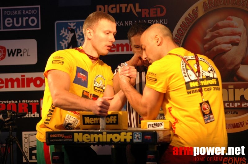 Nemiroff 2008 - Day 1 - Left hand # Siłowanie na ręce # Armwrestling # Armpower.net