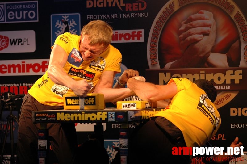 Nemiroff 2008 - Day 1 - Left hand # Siłowanie na ręce # Armwrestling # Armpower.net