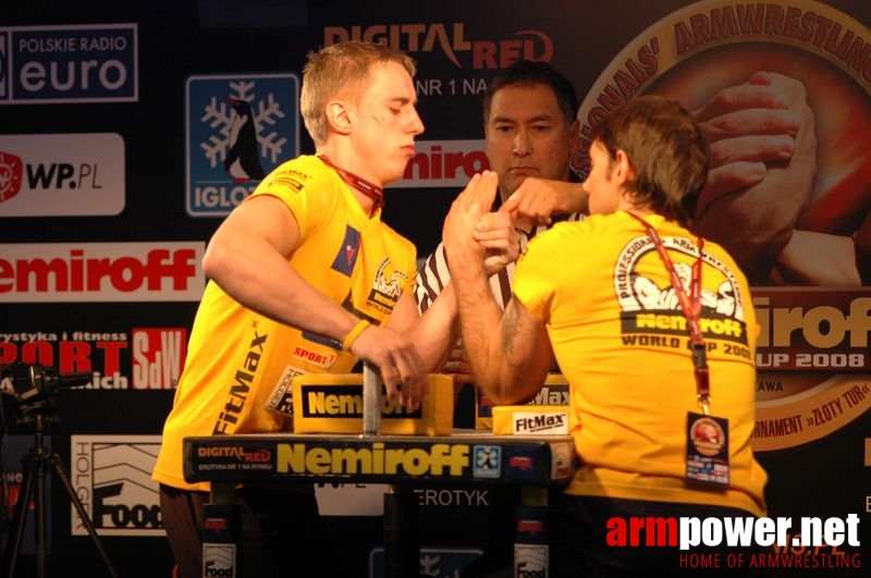 Nemiroff 2008 - Day 1 - Left hand # Armwrestling # Armpower.net