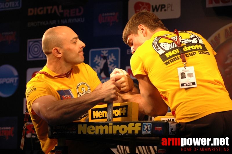 Nemiroff 2008 - Day 1 - Left hand # Siłowanie na ręce # Armwrestling # Armpower.net