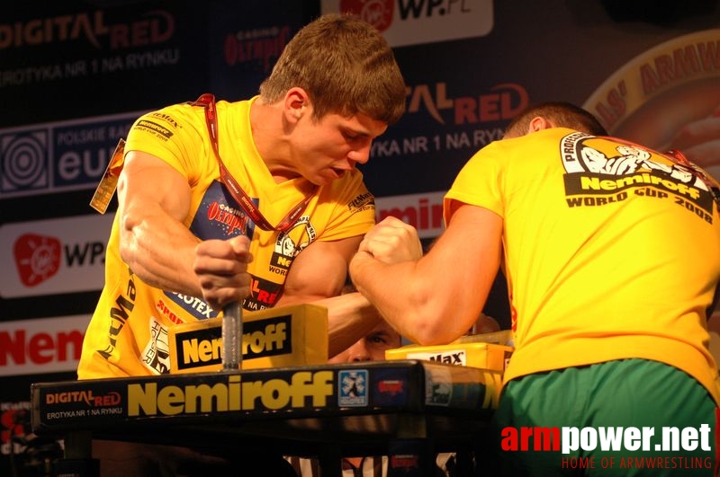 Nemiroff 2008 - Day 1 - Left hand # Armwrestling # Armpower.net