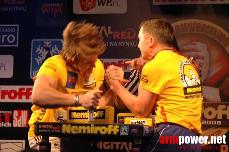 Nemiroff 2008 - Day 1 - Left hand # Siłowanie na ręce # Armwrestling # Armpower.net