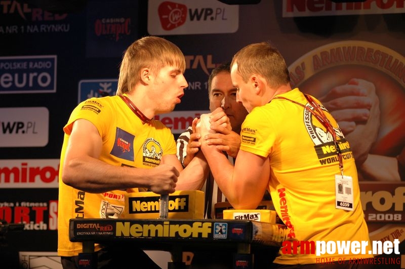 Nemiroff 2008 - Day 1 - Left hand # Armwrestling # Armpower.net