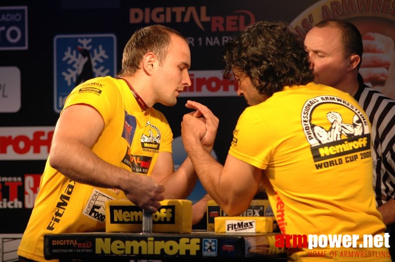 Nemiroff 2008 - Day 1 - Left hand # Siłowanie na ręce # Armwrestling # Armpower.net