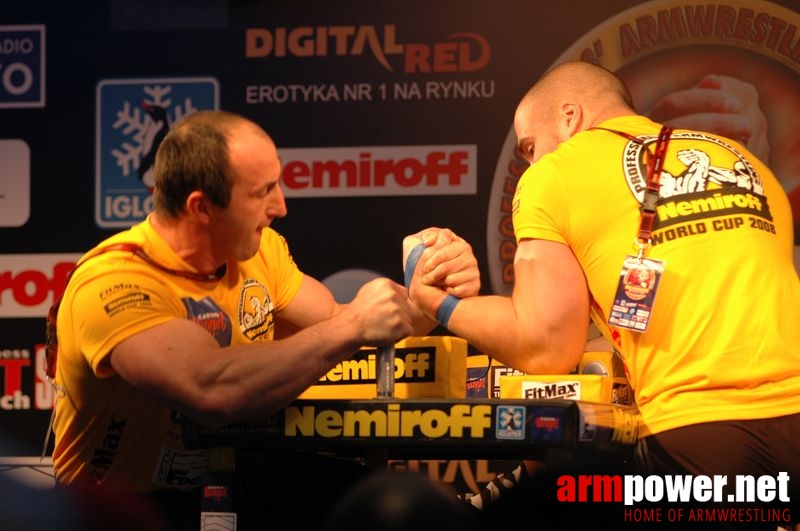 Nemiroff 2008 - Day 1 - Left hand # Siłowanie na ręce # Armwrestling # Armpower.net