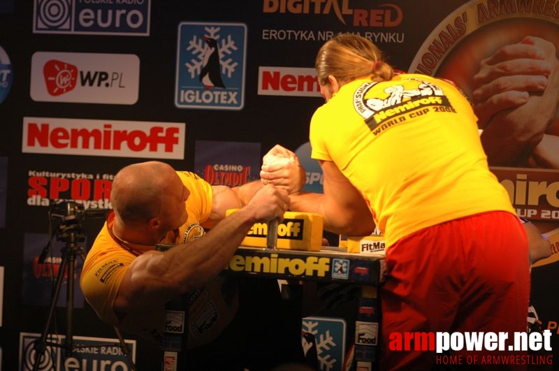 Nemiroff 2008 - Day 1 - Left hand # Armwrestling # Armpower.net