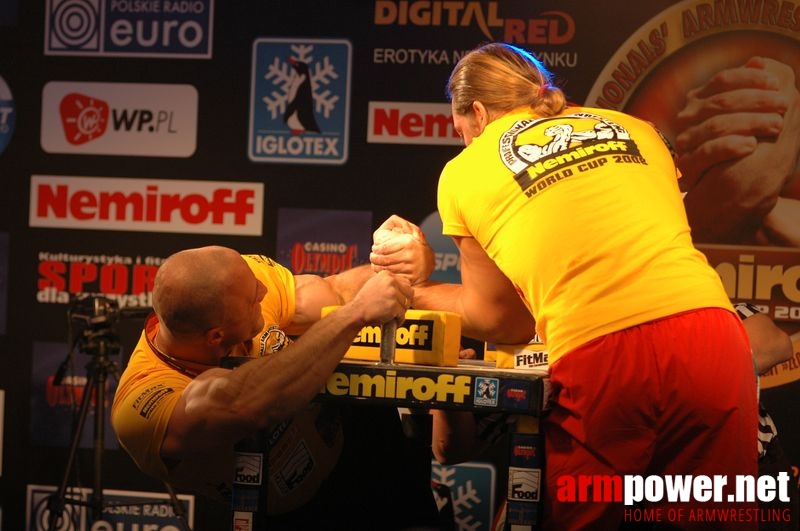 Nemiroff 2008 - Day 1 - Left hand # Siłowanie na ręce # Armwrestling # Armpower.net