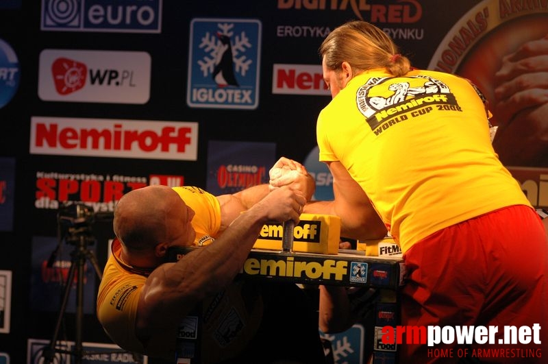 Nemiroff 2008 - Day 1 - Left hand # Armwrestling # Armpower.net