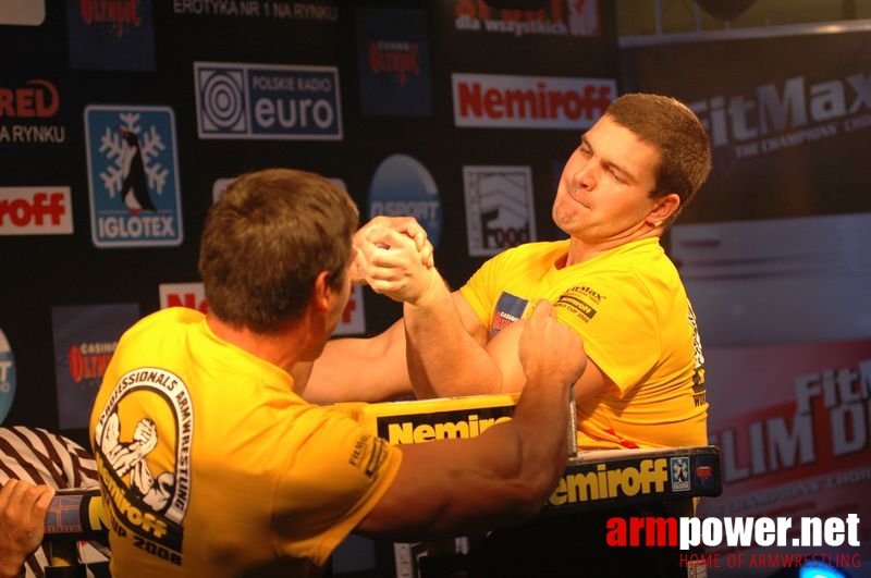 Nemiroff 2008 - Day 1 - Left hand # Armwrestling # Armpower.net