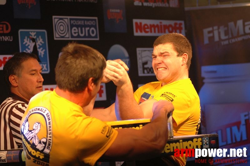 Nemiroff 2008 - Day 1 - Left hand # Armwrestling # Armpower.net