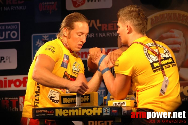 Nemiroff 2008 - Day 1 - Left hand # Armwrestling # Armpower.net