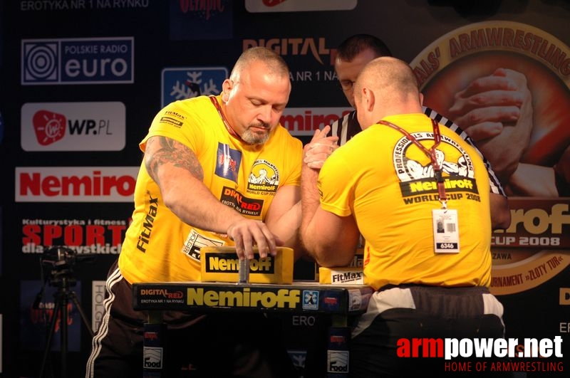 Nemiroff 2008 - Day 1 - Left hand # Armwrestling # Armpower.net