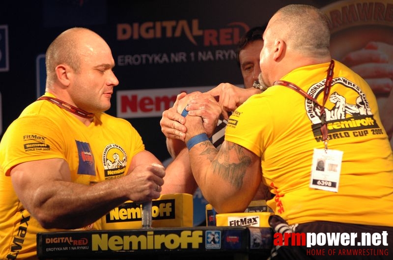 Nemiroff 2008 - Day 1 - Left hand # Armwrestling # Armpower.net