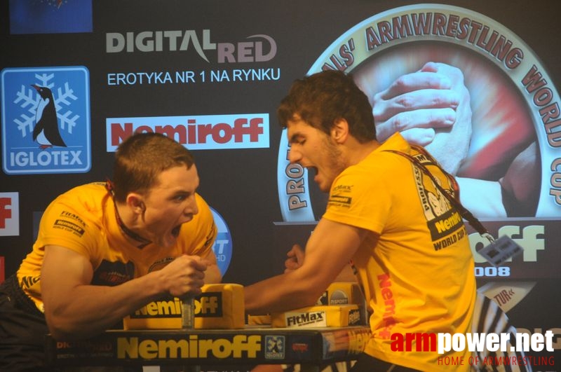 Nemiroff 2008 - Day 1 - Left hand # Siłowanie na ręce # Armwrestling # Armpower.net