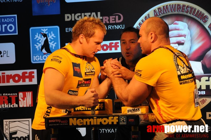 Nemiroff 2008 - Day 1 - Left hand # Armwrestling # Armpower.net