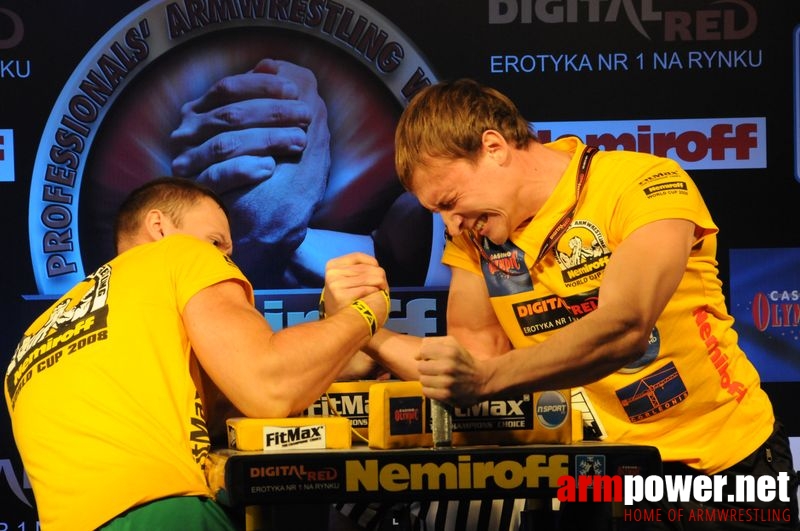 Nemiroff 2008 - Day 2 - Right hand # Siłowanie na ręce # Armwrestling # Armpower.net