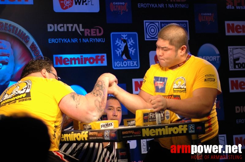 Nemiroff 2008 - Day 2 - Right hand # Armwrestling # Armpower.net