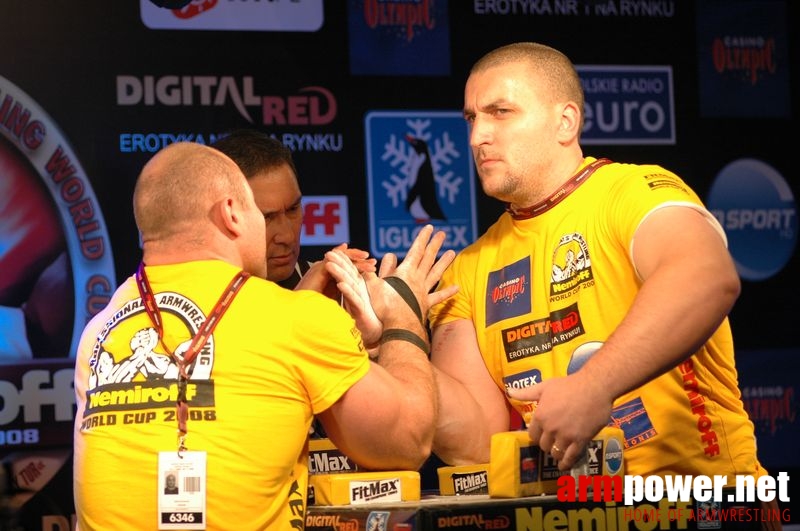 Nemiroff 2008 - Day 2 - Right hand # Siłowanie na ręce # Armwrestling # Armpower.net