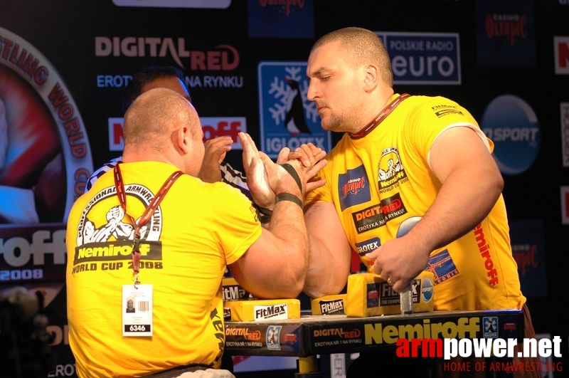 Nemiroff 2008 - Day 2 - Right hand # Siłowanie na ręce # Armwrestling # Armpower.net