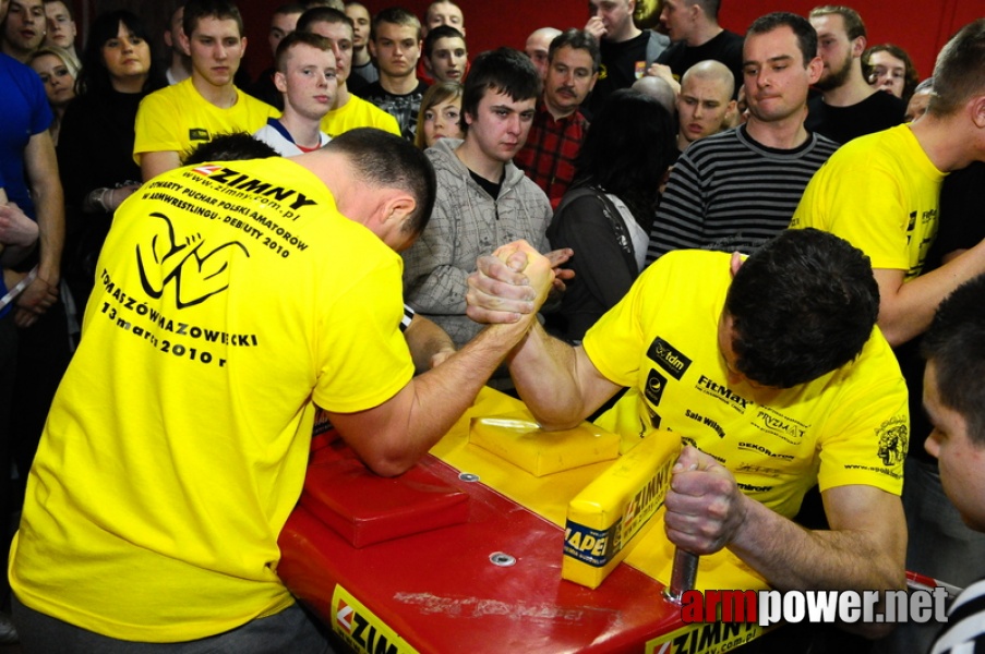 I Puchar Polski Amatorów - Debiuty 2010 # Armwrestling # Armpower.net