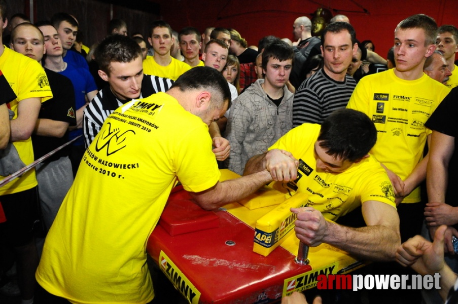 I Puchar Polski Amatorów - Debiuty 2010 # Armwrestling # Armpower.net