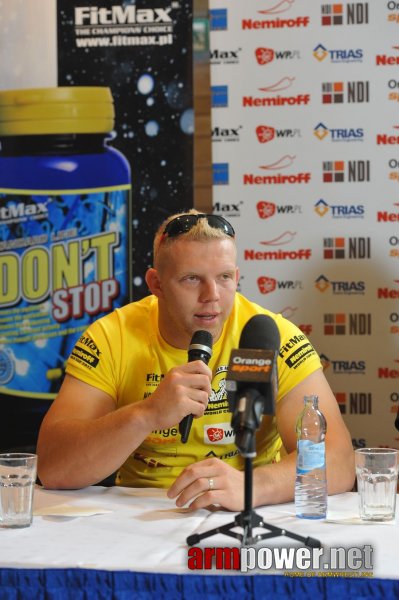 Nemiroff 2012 - Press Conference # Armwrestling # Armpower.net