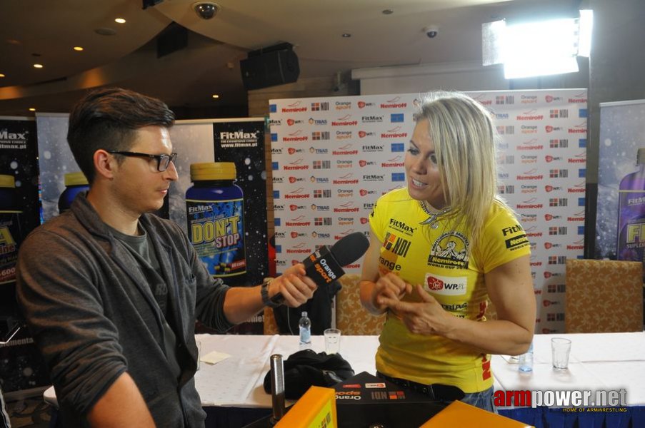 Nemiroff 2012 - Press Conference # Siłowanie na ręce # Armwrestling # Armpower.net