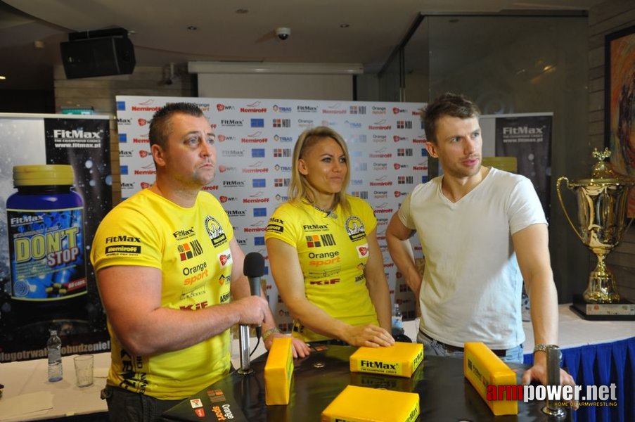 Nemiroff 2012 - Press Conference # Siłowanie na ręce # Armwrestling # Armpower.net