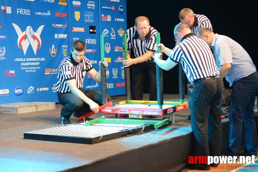 World Armwrestling Championship for Disabled 2014, Puck, Poland - left hand # Siłowanie na ręce # Armwrestling # Armpower.net