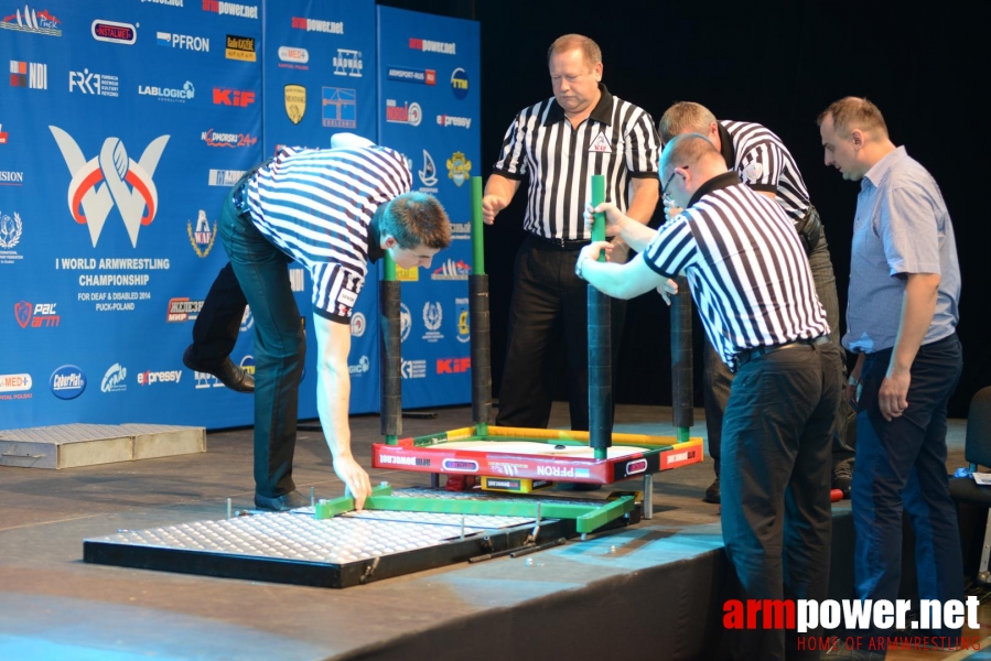 World Armwrestling Championship for Disabled 2014, Puck, Poland - left hand # Siłowanie na ręce # Armwrestling # Armpower.net