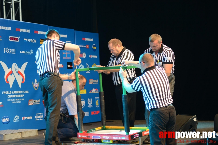 World Armwrestling Championship for Disabled 2014, Puck, Poland - left hand # Siłowanie na ręce # Armwrestling # Armpower.net