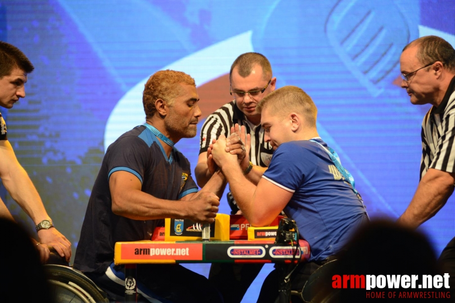 World Armwrestling Championship for Disabled 2014, Puck, Poland - left hand # Armwrestling # Armpower.net