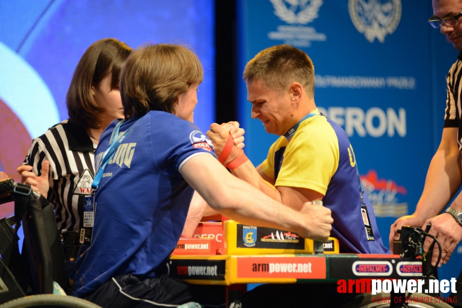 World Armwrestling Championship for Disabled 2014, Puck, Poland - left hand # Aрмспорт # Armsport # Armpower.net