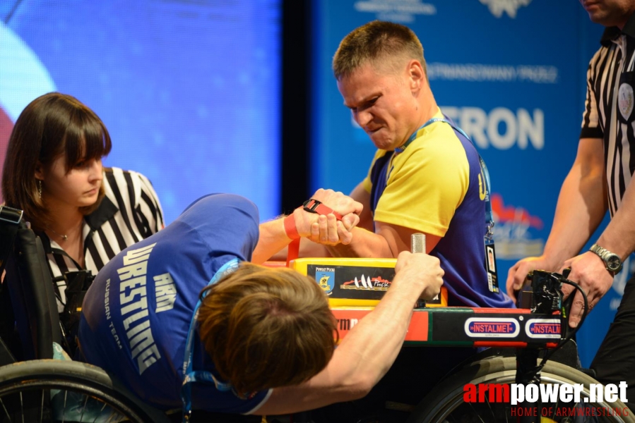 World Armwrestling Championship for Disabled 2014, Puck, Poland - left hand # Aрмспорт # Armsport # Armpower.net