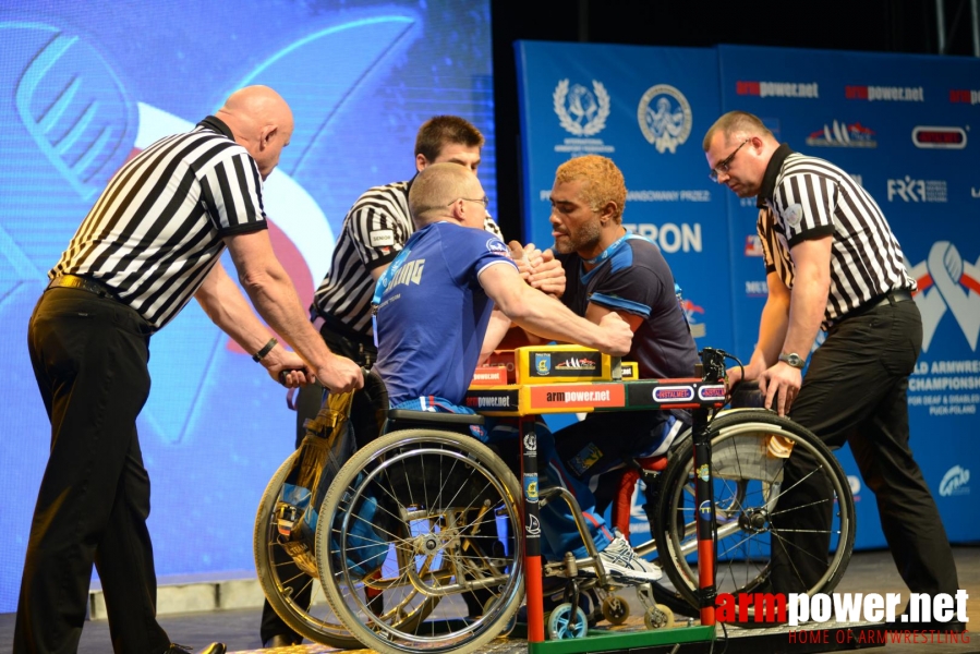 World Armwrestling Championship for Disabled 2014, Puck, Poland - left hand # Siłowanie na ręce # Armwrestling # Armpower.net