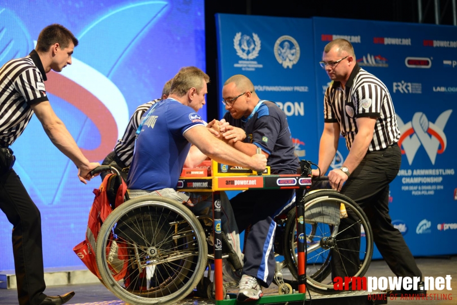 World Armwrestling Championship for Disabled 2014, Puck, Poland - left hand # Siłowanie na ręce # Armwrestling # Armpower.net